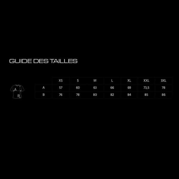 Guide des tailles (Tee-shirt)